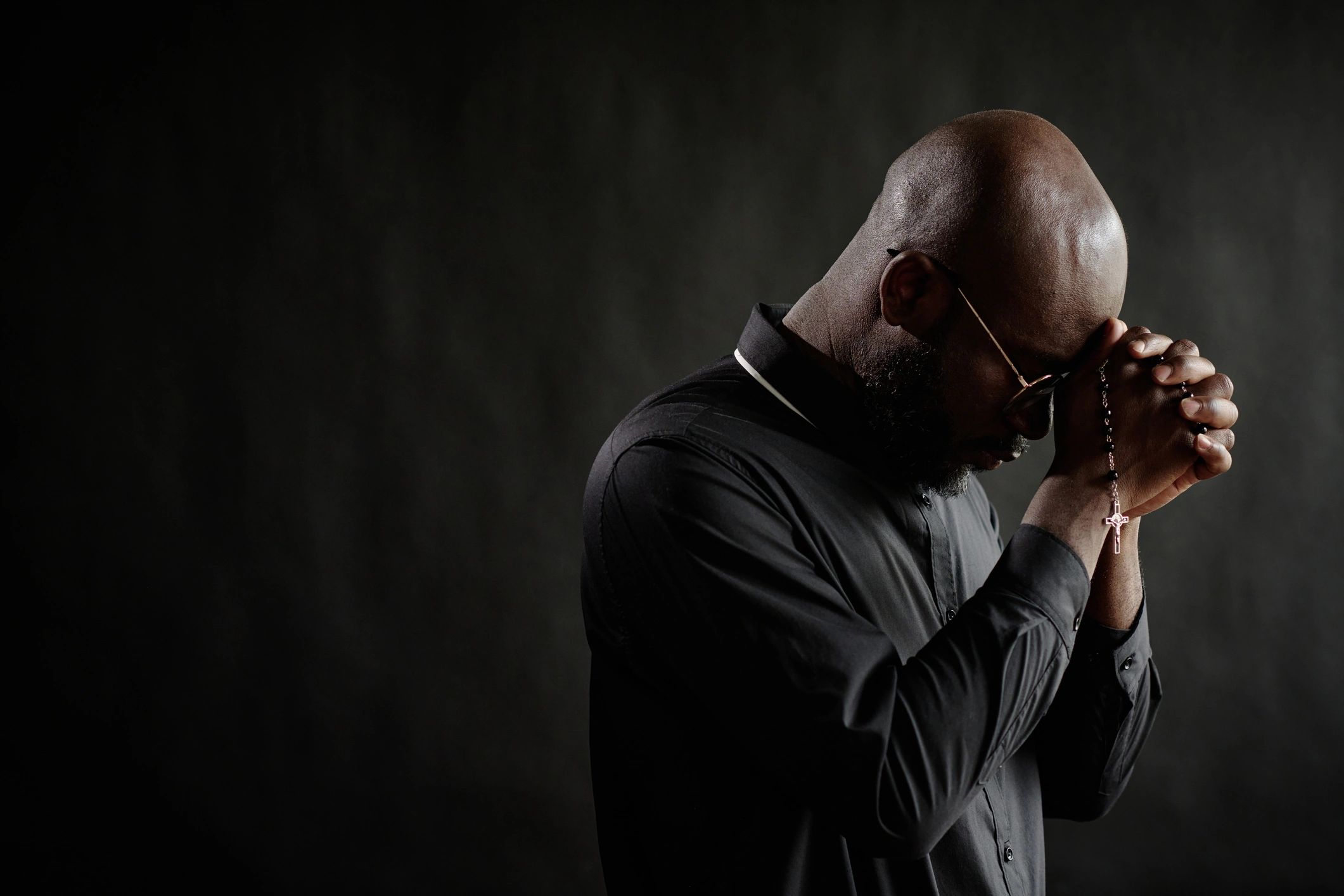 Pastor preparing to preach a sermon