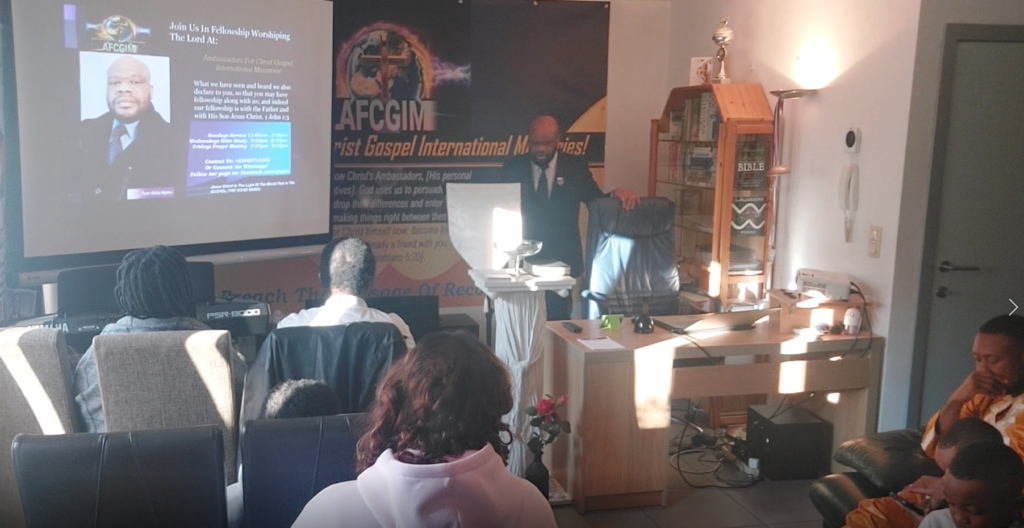 As Christ’s ambassadors, we share the gospel of Jesus Christ that brings reconciliation with God.